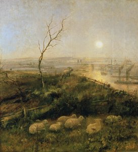 Extraviado, un Pastoral a la Luz de la Luna, 1878